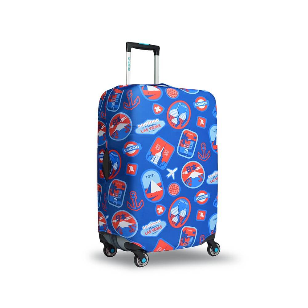 Luggage Hug Cover TRAVEL STAMPS - Image 1